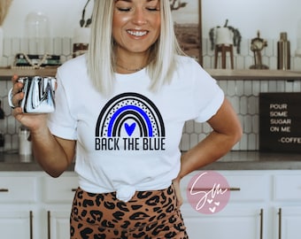 back the blue svg, police svg, thin blue line svg, blue line svg, police wife svg, commercial use svg