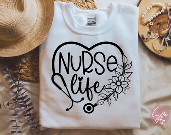Nurse life svg,Nurse Svg, Nurse Quotes SVG, Medical svg, Nurse Shirt svg, Medical svg, Funny Nurse Quote, Nurse Gift, Stethoscope svg