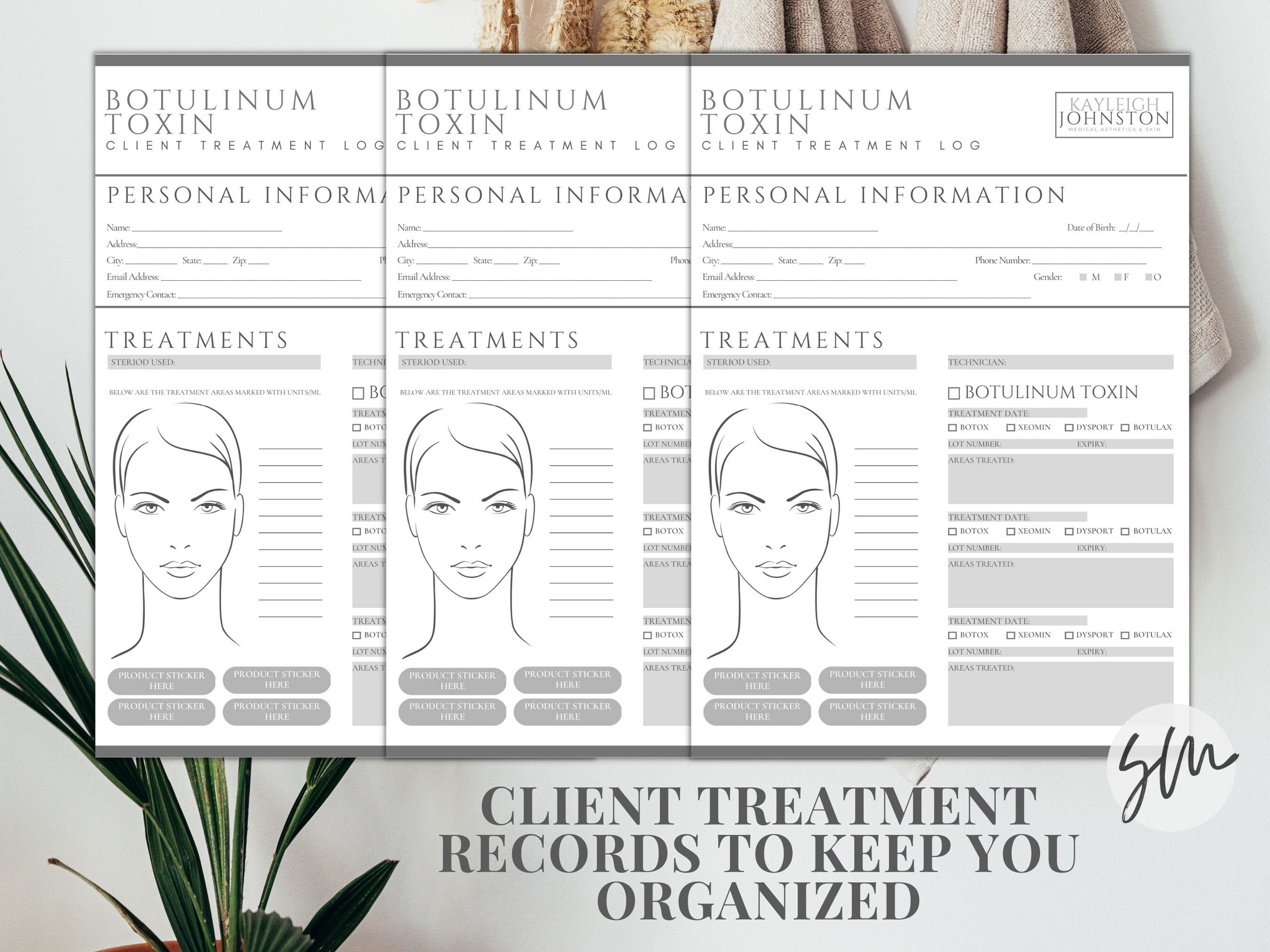 Botox Form Bundle Nurse Injector Templat Policy Photo Video - Etsy