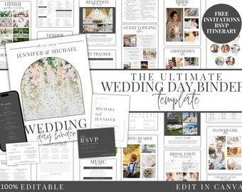 Le classeur de mariage ultime | Planificateur de mariage | Organisateur de mariage | Planification de mariage | Itinéraire de mariage