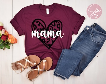 Mama svg, mom svg, mom life svg, girl mom svg, leopard mama svg, popular svg, licença comercial svg, Boho svg, camisa svg, dia das mães svg