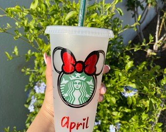 Minnie Mouse Starbucks Cold Cup!, Disneyland Starbucks cold cup!