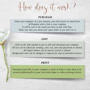 Editable Funeral Bundle, Memorial Package, Celebration of Life Package, In Loving Memory Suite, Funeral Templates Bundle, Purple Funeral Set image 9