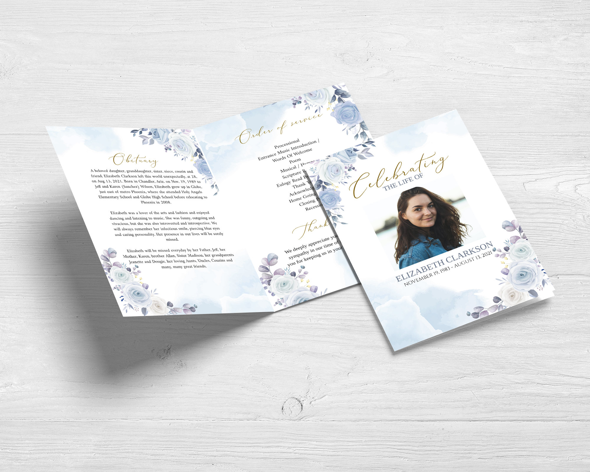 Modèle Livret De Messe Enterrement Word Gratuit Memorial booklet - Etsy France
