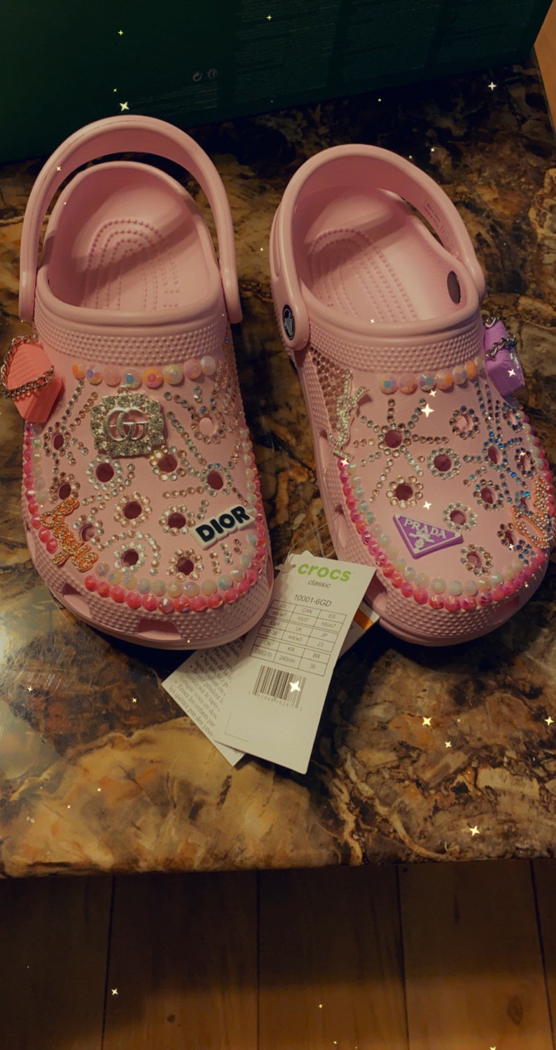 Boujie Bling\u2019d Kustom\u2019d Crocs