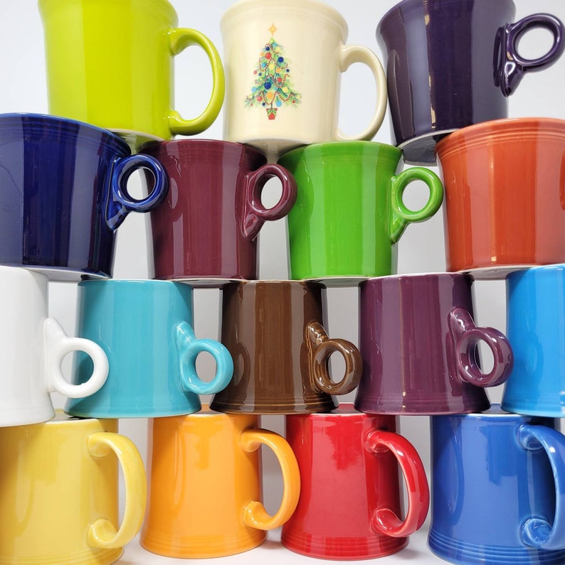 Fiestaware Java Mugs Coffee Cups Tom & Jerry C Handle - Etsy