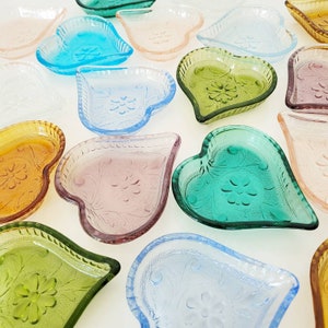 Vintage Glass Heart Trinket Dish | Indiana Glass | Tiara | Jewelry Tray