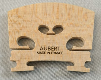 Genuine AUBERT Violin Bridge Made in France 4/4 , European Maple