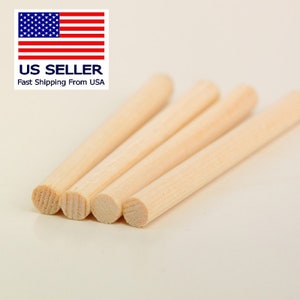 Violin Sound Post, High quality aged Spruce wood, Pack of 4