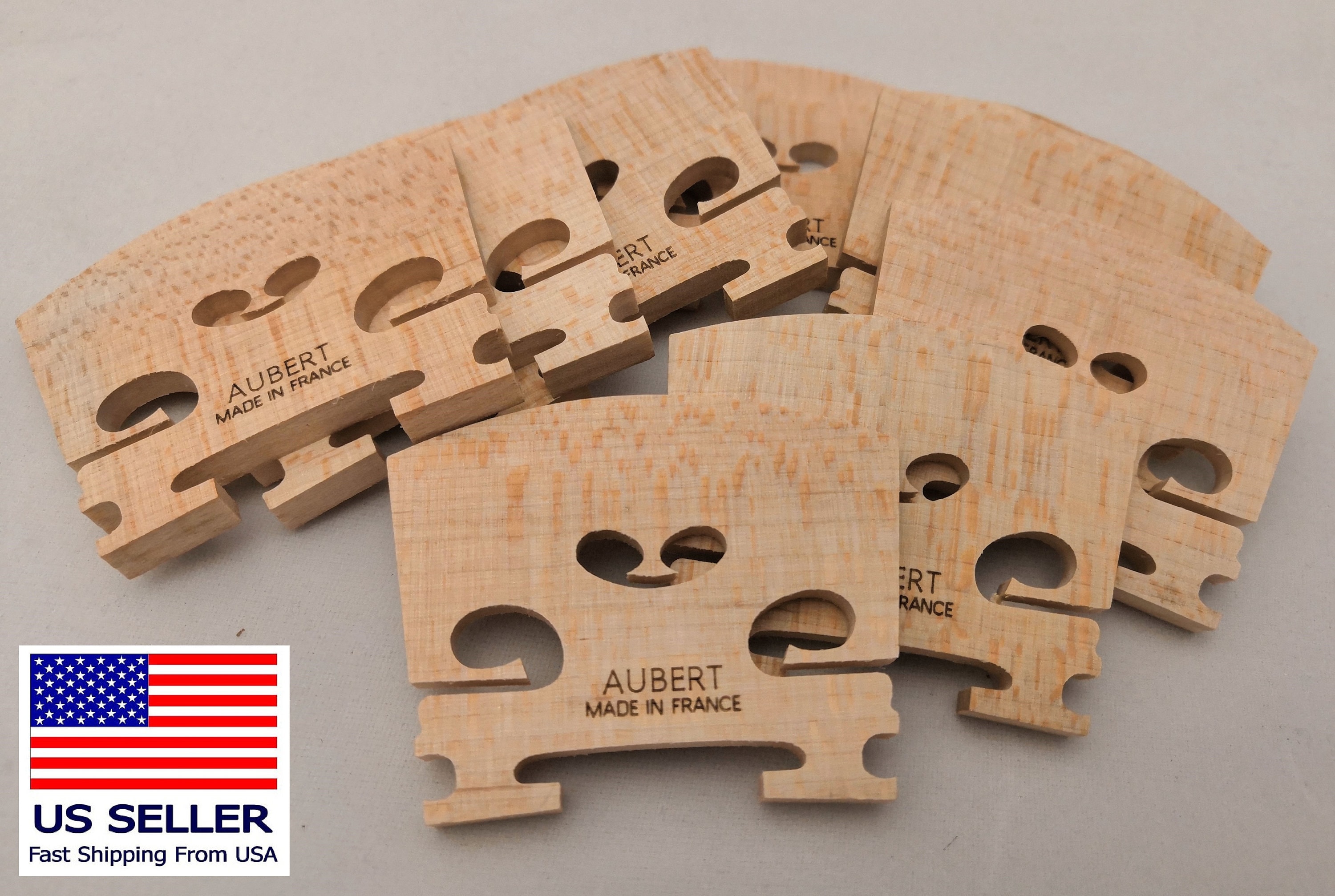 Genuine AUBERT Violin Bridge Made in France 4/4 , European Maple 