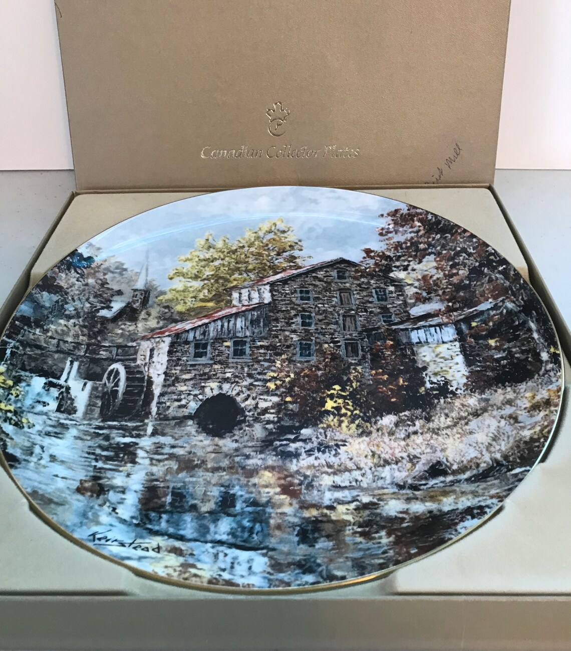 Collectible Plate Keirstead Gallery Discover Canada Series Etsy