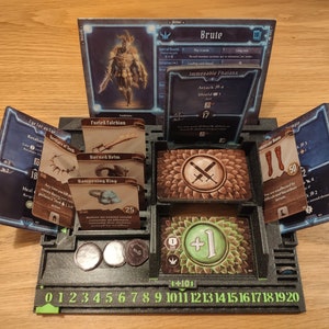 Panel de control del jugador Gloomhaven Frosthaven • Apilable • Portatarjetas Gloomhaven • Accesorios Gloomhaven