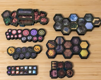Gloomhaven organizer boxes and card holder • Gloomhaven organization • Gloomhaven accessoires