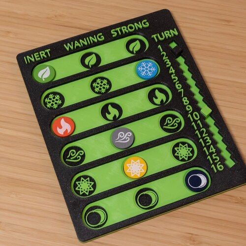 Gloomhaven Element Dashboard • Element Tracker • Gloomhaven • Frosthaven • Jaws of the Lion  