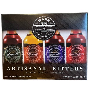 Cocktail Bitters | Spring Variety Pack, Four (1.7 fl. oz.) bottles