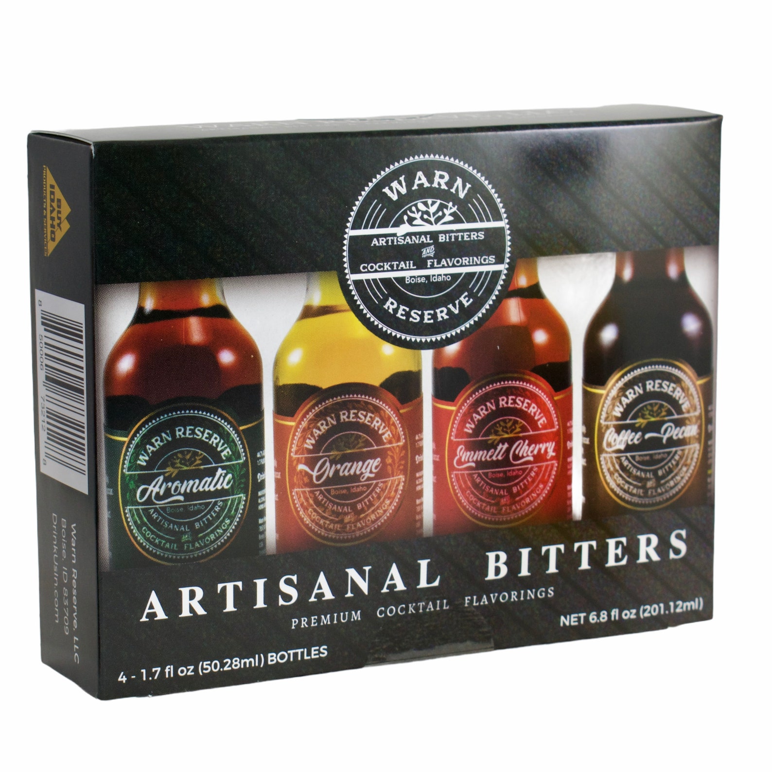 Artisanal Cocktail Bitters Set 21.7 Oz. Bottles Barrelaged Aromatic