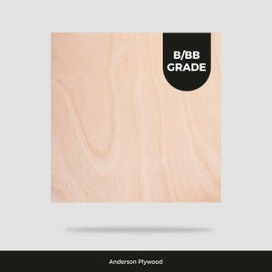 1/4" (6mm) Baltic Birch Plywood – B/BB Grade (Varying Lengths and Widths) image 5