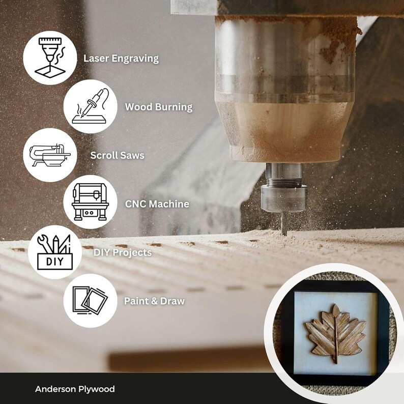 1/8" (3mm) Baltic Birch Plywood – B/BB Grade (Varying Lengths, Widths and Package Quantities) image 3