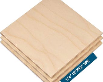 1/4" (6mm) Baltic Birch Plywood – B/BB Grade (Varying Lengths and Widths)