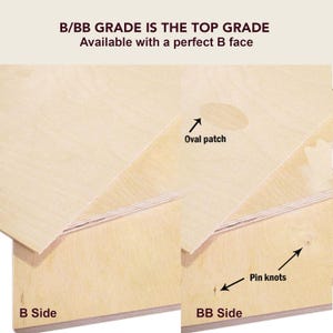 1/4" (6mm) Baltic Birch Plywood – B/BB Grade (Varying Lengths and Widths) image 17