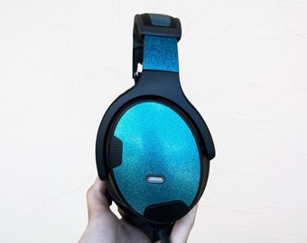Funda brillante para auriculares de aviación Bose A30, calcomanía para auriculares Bose, accesorios de aviación, funda para auriculares Bose A20, funda para auriculares de piloto, etiqueta de identificación para auriculares