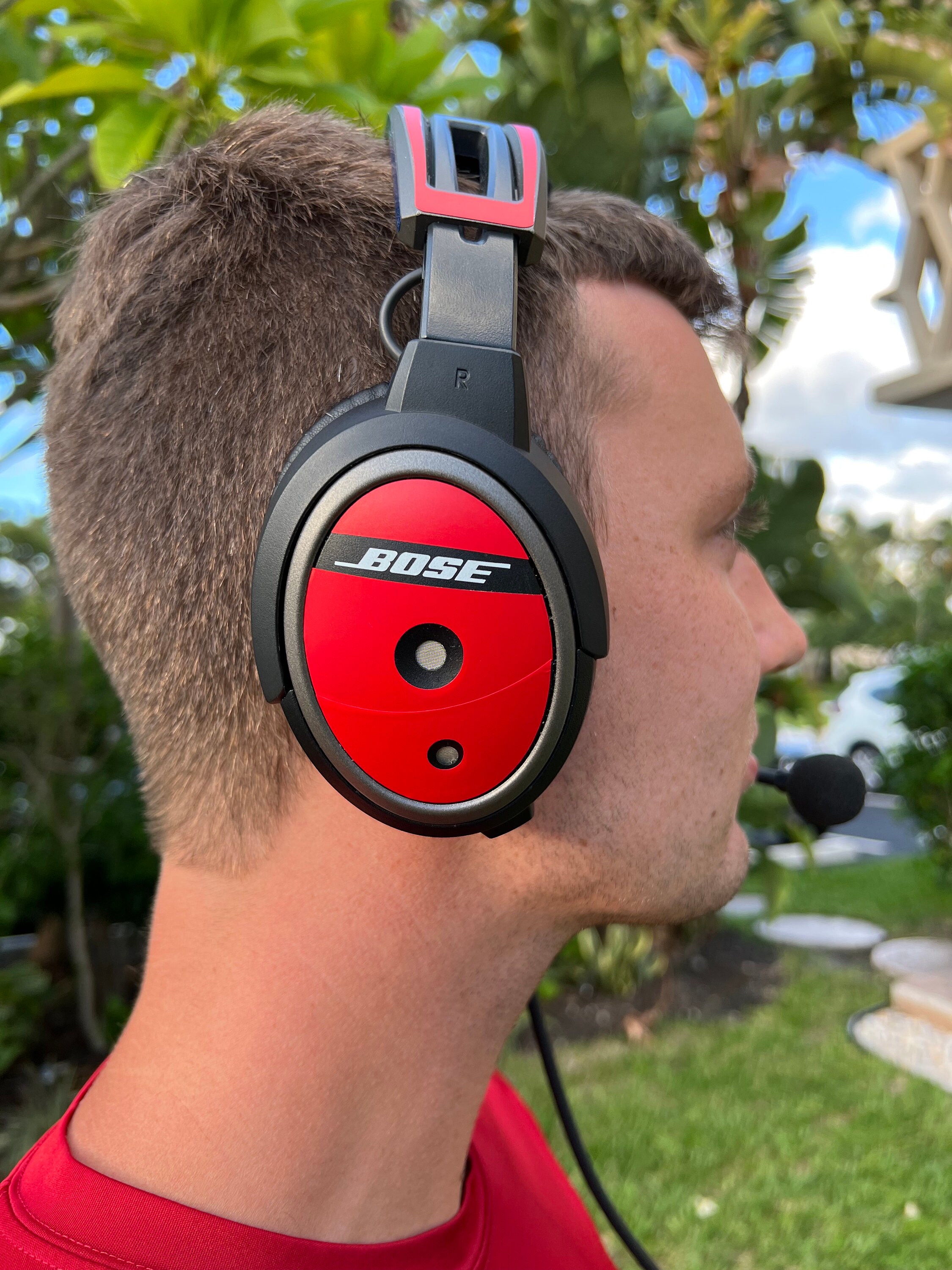 Bose A-20 Aviation Headset Graphics STYLE 4 | Color Block Bose A