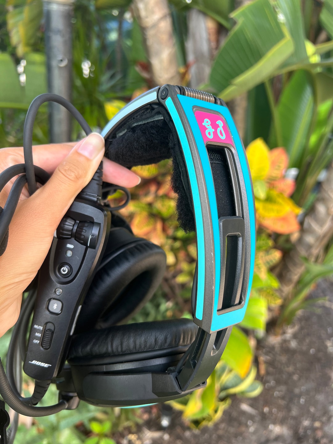 Bose A20 Aviation Headset Graphics STYLE 2 Color Block Bose Etsy