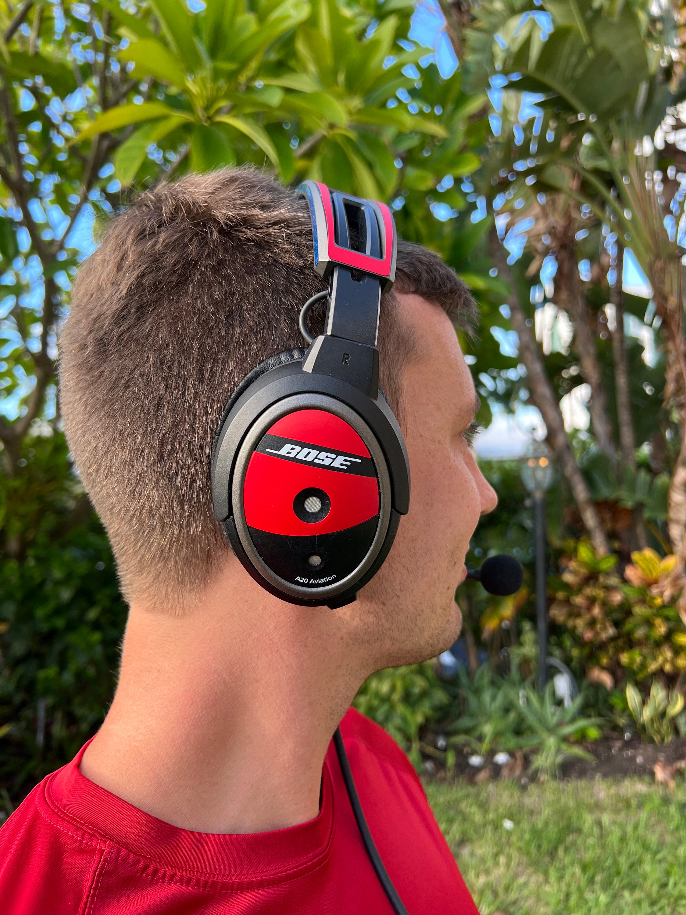 Bose A-20 Aviation Headset Graphics STYLE 4 | Color Block Bose A