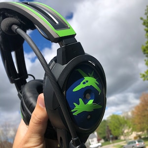 Bose A-20 Aviation Headset Graphics STYLE 3 | Bose A-20 Headphone Skin | Pilot Headset Skin | Aviation Stickers| Headphone ID Tag |GuruPilot