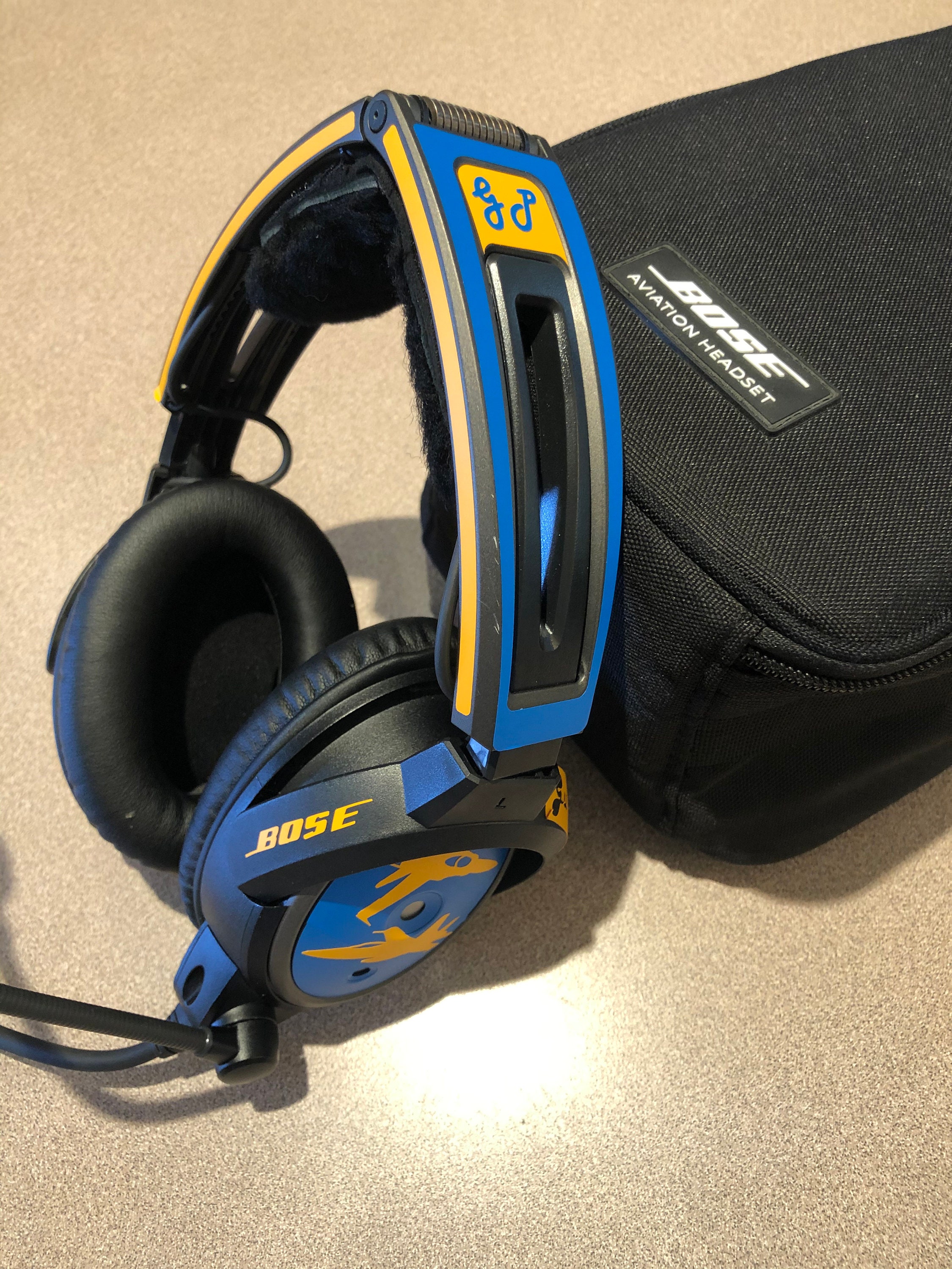 Bose A-20 Aviation Headset Graphics STYLE 3 | Bose A-20 Headphone