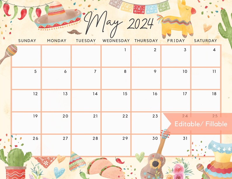 Calendar 2024 Bundle Editable Monthly Planner January To Etsy Canada