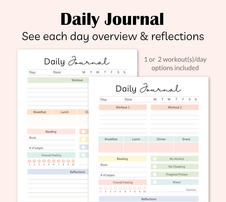 Printable 75 Day Tough Challenge Tracker 75 Day Hard Rules - Etsy