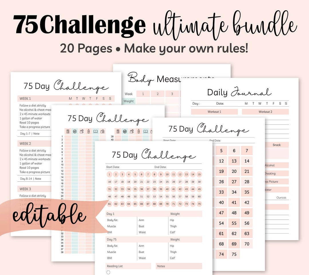 75 Day Hard Challenge Tips