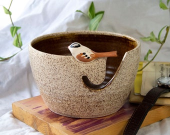 Bol pour laine, Moineau couronné, Bol pour laine Birdie, 15 cm (6 po.)