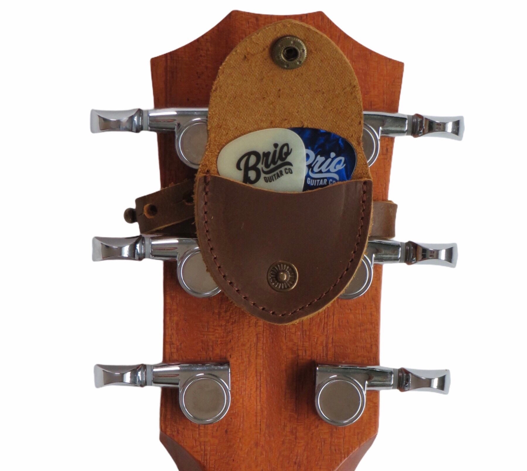 Guitar Pick Holder Pouch With Strap Genuine Leather Pick Etsy UK