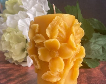 Spring Blossom Pillar Candle