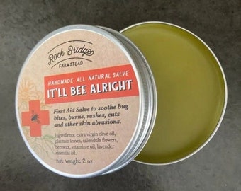 All Natural Plantain and Calendula Salve — It’ll Bee Alright