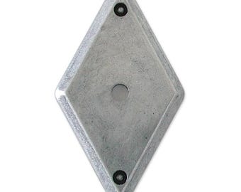 Traditional Diamond Backplate - Pewter