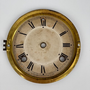 Vintage Antique Waterbury Clock Co. Mantel Clock Face