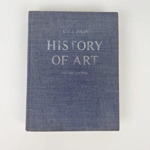 HW Janson History of Art 2nd Edition Hardcover Coffee Table Book, Vintage 1977
