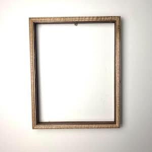 Antique Wooden Picture Frame with Decorative Moulding