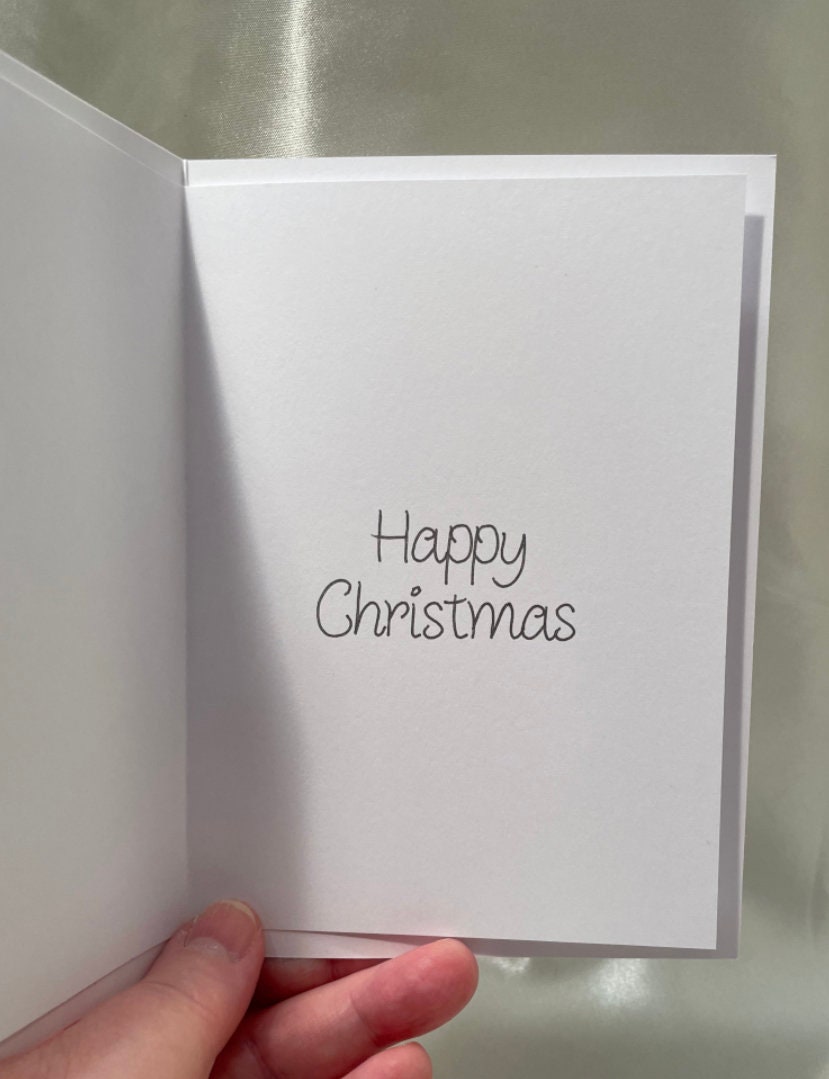 Unique Quality Handmade Christmas Card. Modern Design in | Etsy