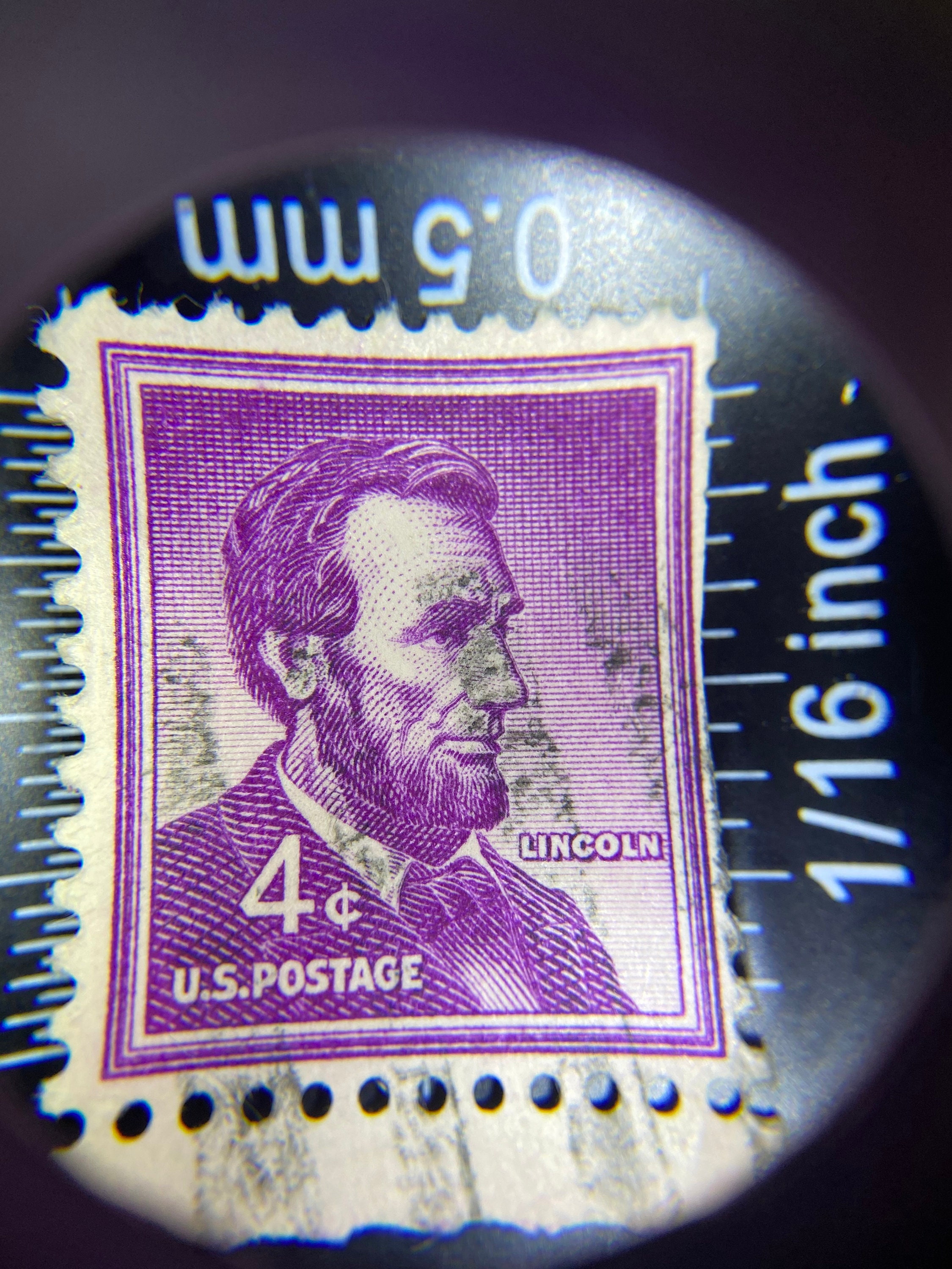Collectible 4 Cent Lincoln Stamp Etsy
