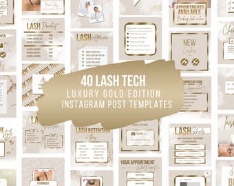 Lash Tech Instagram Post Templates, Lash Quotes, Lash Posts, Branding Kit, Social Media Flyers, Beauty Posts, Canva Templates, Lash Forms