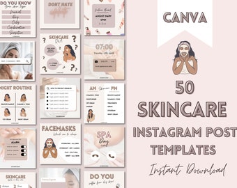 Esthetician Instagram Post Template, Skincare Instagram, Skincare Quotes, Aesthetics, Spa, Beauty, Marketing, Social Media, Salon, Product