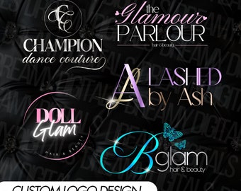 Custom Logo Design, Beauty Business, Branding, Aesthetics, Lash Tech, Hair, Nail Tech, Brow, PMU, Social Media, Brand Kit, E Flyers