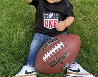 Custom FOOTBALL 1st Birthday baby nfant Toddler Football Jerseys, Football Theme Fan, Custom Family Jersey, First Touchdown