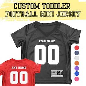 Maillot de football PERSONNALISÉ pour tout-petit, équipement de jeu pour bébé, mini-fan de sport, équipe d'athlétisme pour le jour du match