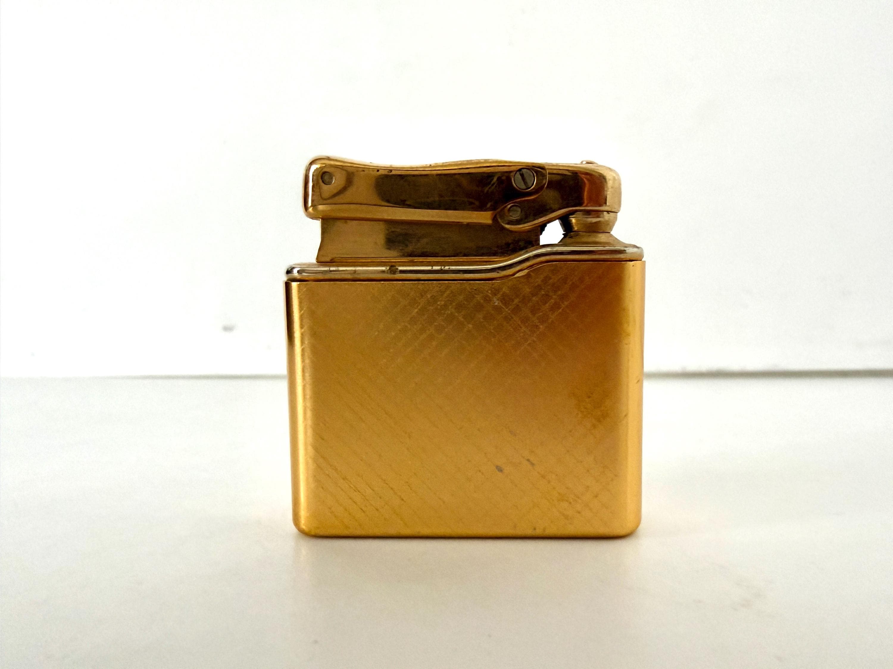 Vintage Colibri Gold Tone Monogas Monopol Slim Pocket Lighter - Etsy