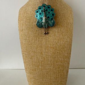 Siam Peacock Brooch - Etsy